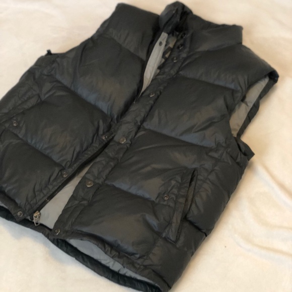 Blue/Gray Men’s Gap Puffy Vest - Picture 1 of 5
